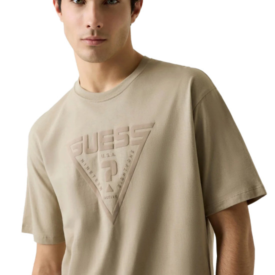 Guess Ανδρική κοντομάνικη μπλούζα Triangle Logo T-Shirt